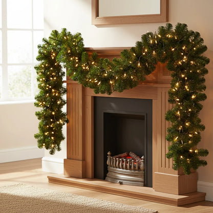 MerryGlow™ Pre-Lit Christmas Garland