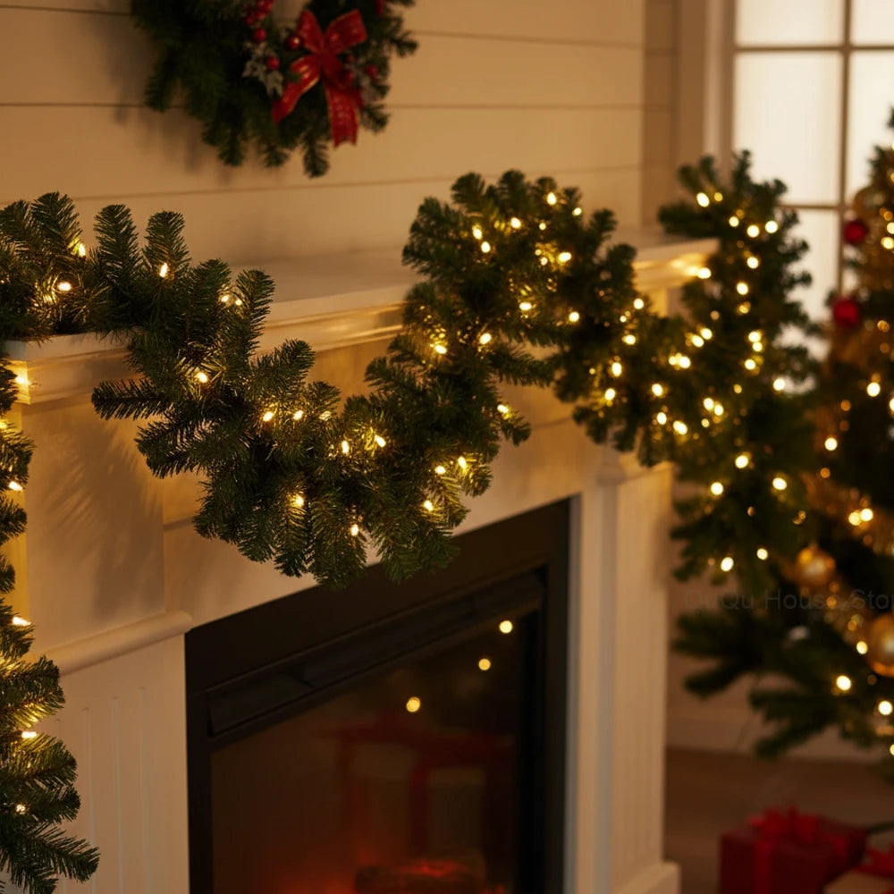 MerryGlow™ Pre-Lit Christmas Garland