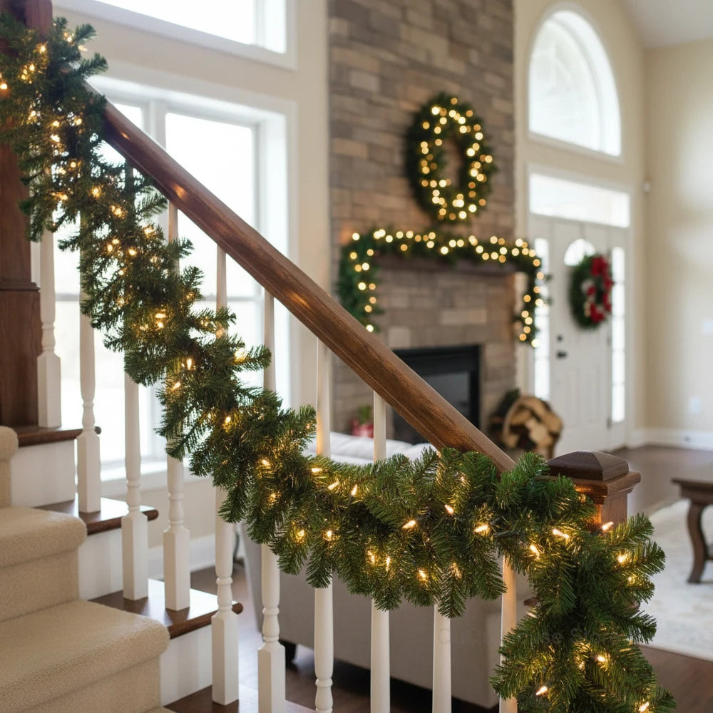 MerryGlow™ Pre-Lit Christmas Garland
