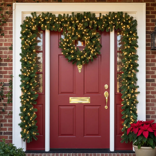 MerryGlow™ Pre-Lit Christmas Garland