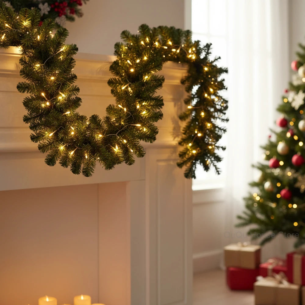 MerryGlow™ Pre-Lit Christmas Garland