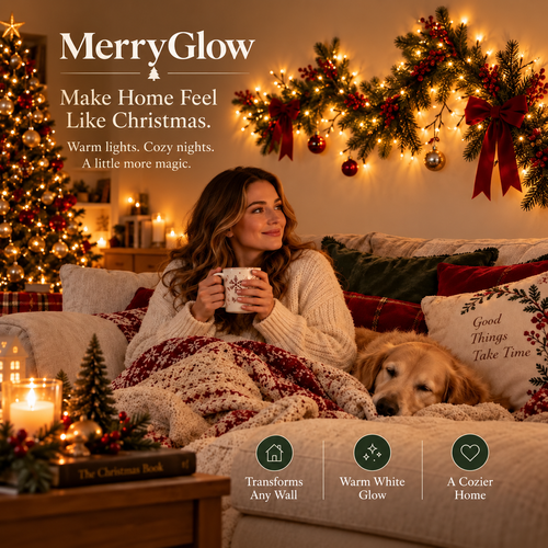 MerryGlow™ Pre-Lit Christmas Garland
